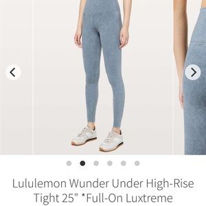 Lululemon luxtreme wunder under leggings